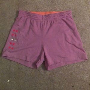purple shorts (faded glory)